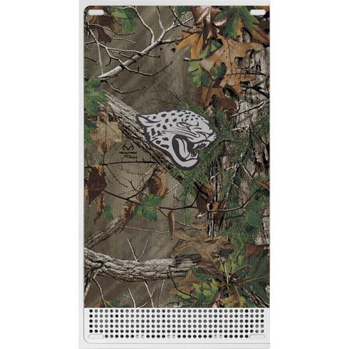 NFL Jacksonville Jaguars Realtree Xtra Green Camo Xbox Series S Console Skin